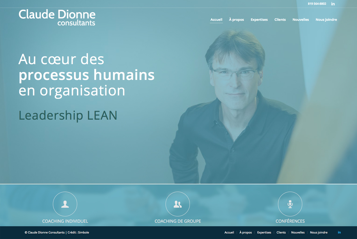 Site Web Claude Dionne Consultants